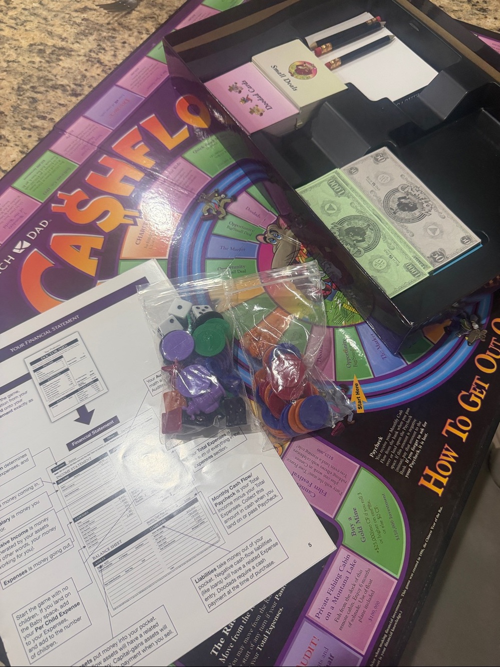Cash Flow Investing 101 board game, Robert Kiyosaki Rich Dad Poor Dad - Picture 3 of 4